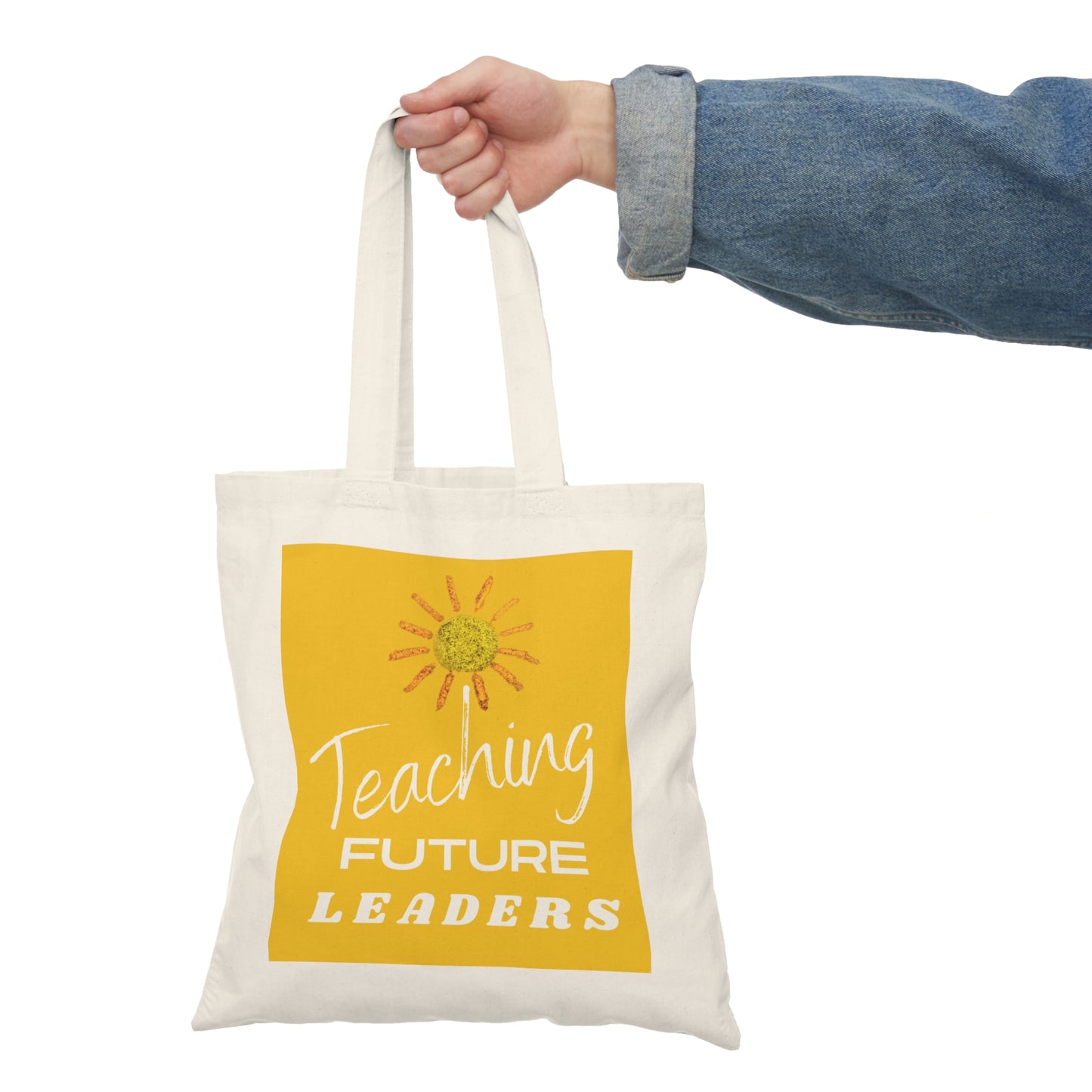 Teaching Future Leaders Natural Tote Bag