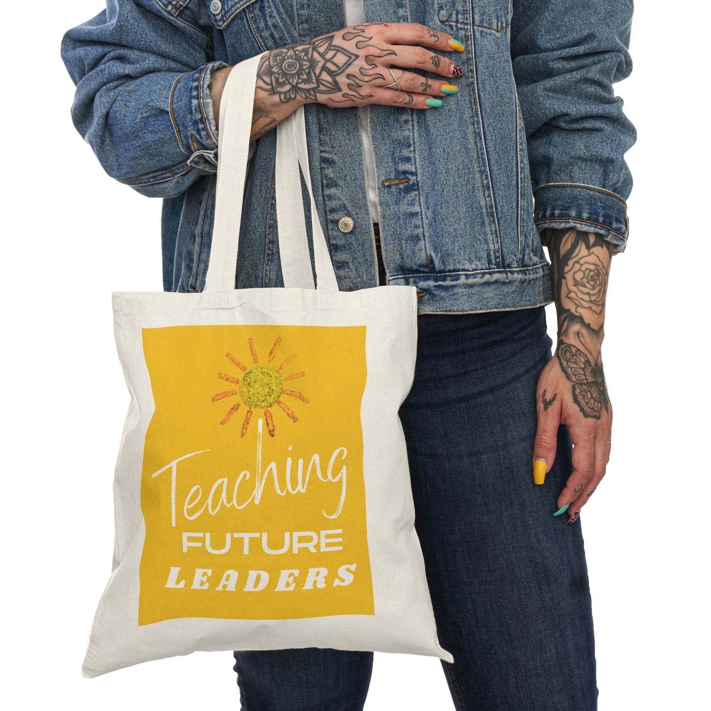 Teaching Future Leaders Natural Tote Bag