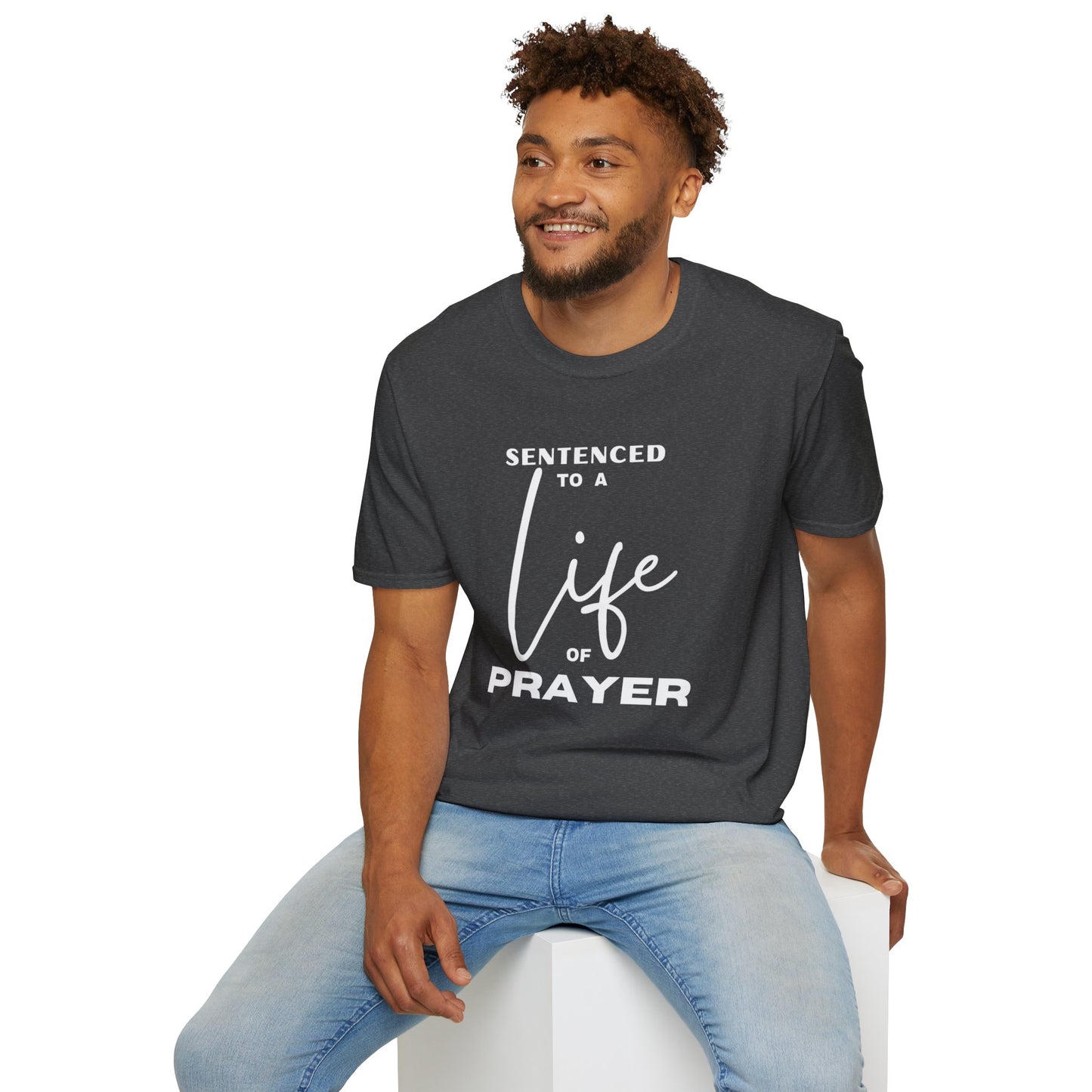 Sentenced to Prayer Unisex Softstyle T-Shirt