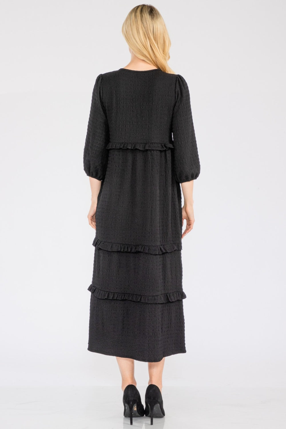Celeste Freedom Tiered-Ruffle Dress up to 3XL