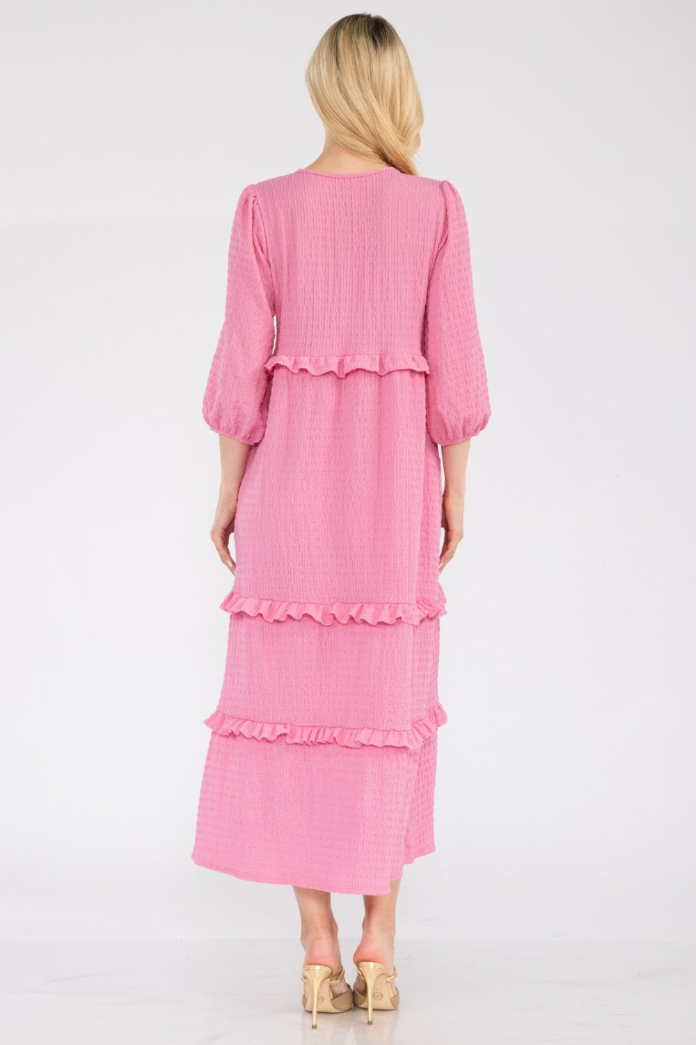 Celeste Freedom Tiered-Ruffle Dress up to 3XL