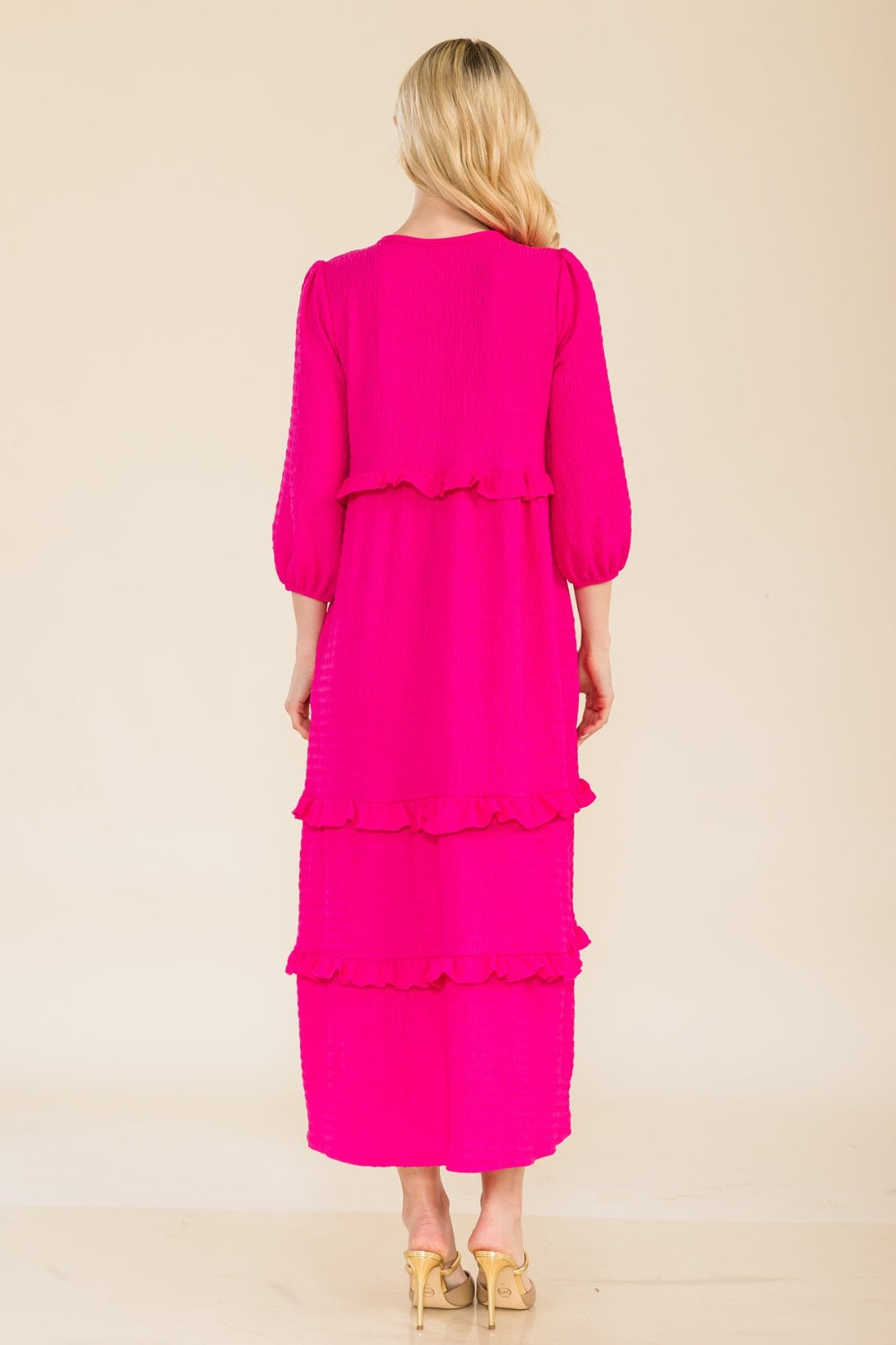 Celeste Freedom Tiered-Ruffle Dress up to 3XL