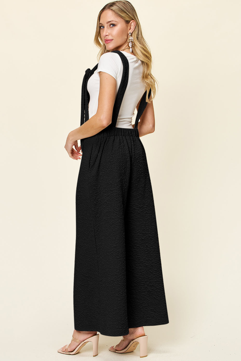 Double Take Sleeveless Wide Leg Jumpsuit