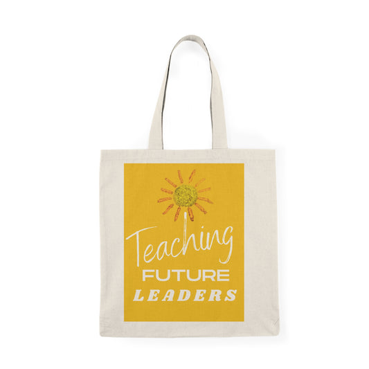 Teaching Future Leaders Natural Tote Bag