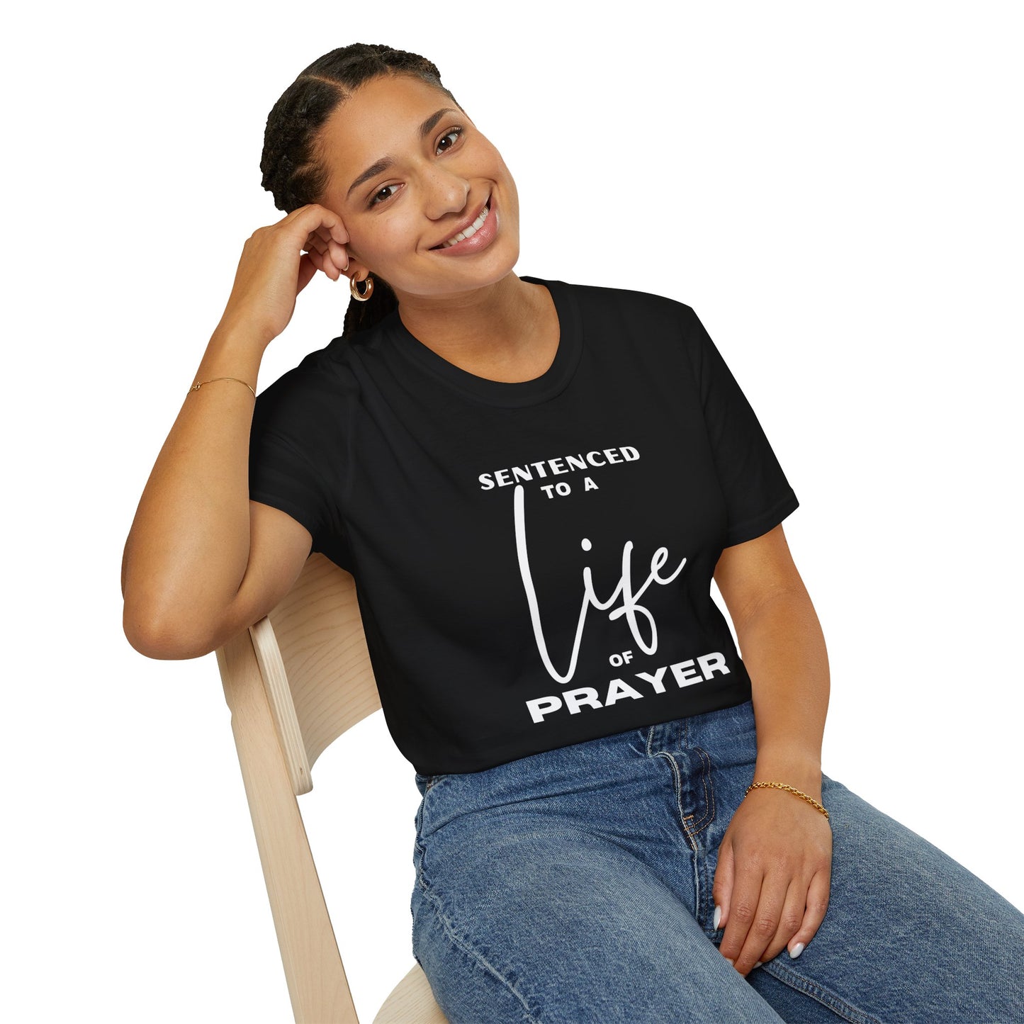 Sentenced to Prayer Unisex Softstyle T-Shirt
