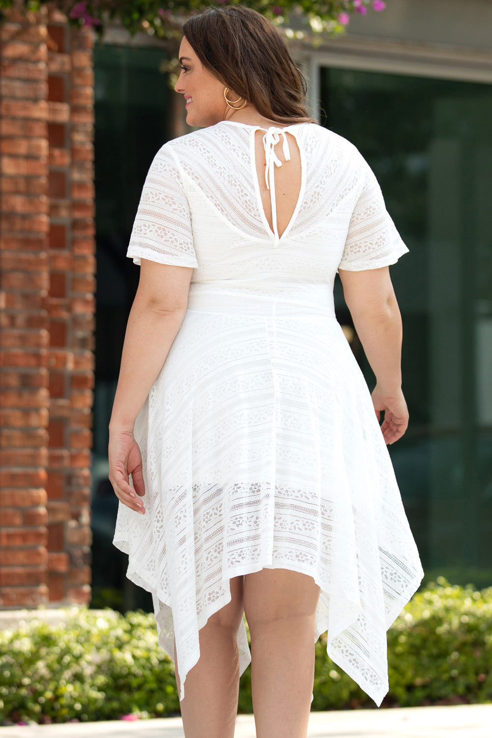 Here We Go Lace Plus-Size Dress