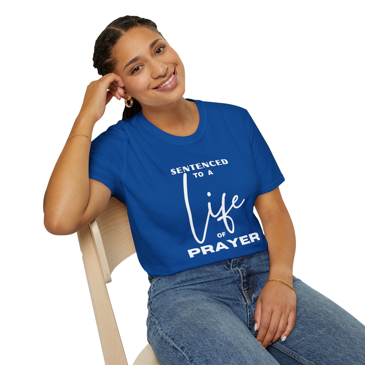 Sentenced to Prayer Unisex Softstyle T-Shirt