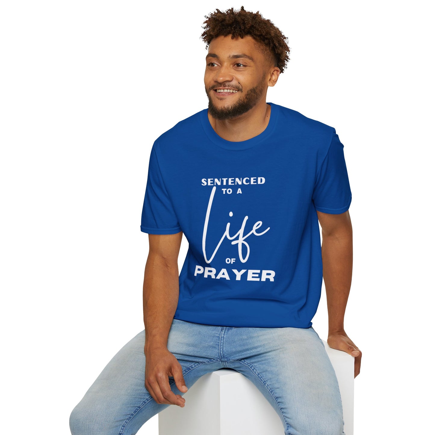 Sentenced to Prayer Unisex Softstyle T-Shirt