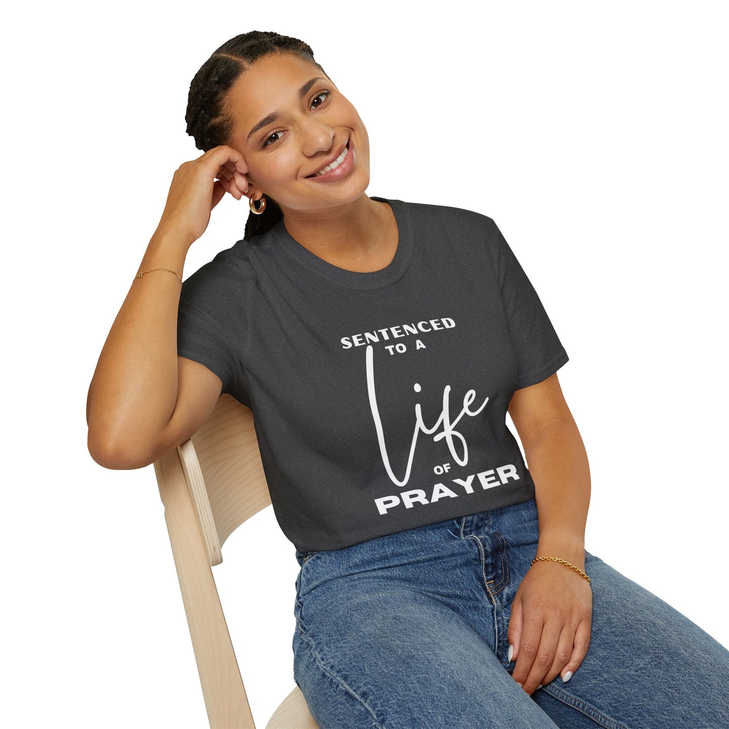 Sentenced to Prayer Unisex Softstyle T-Shirt