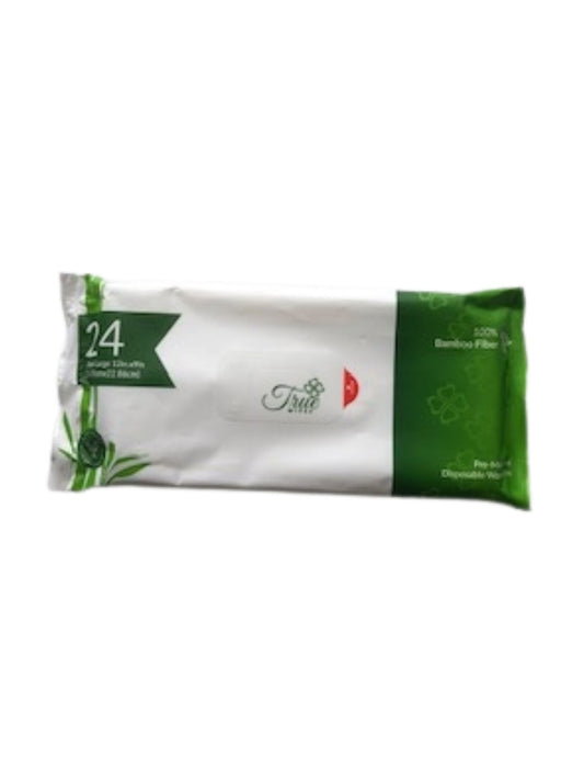 100% Plant-Based Disposable Washcloth (Body Wipe)