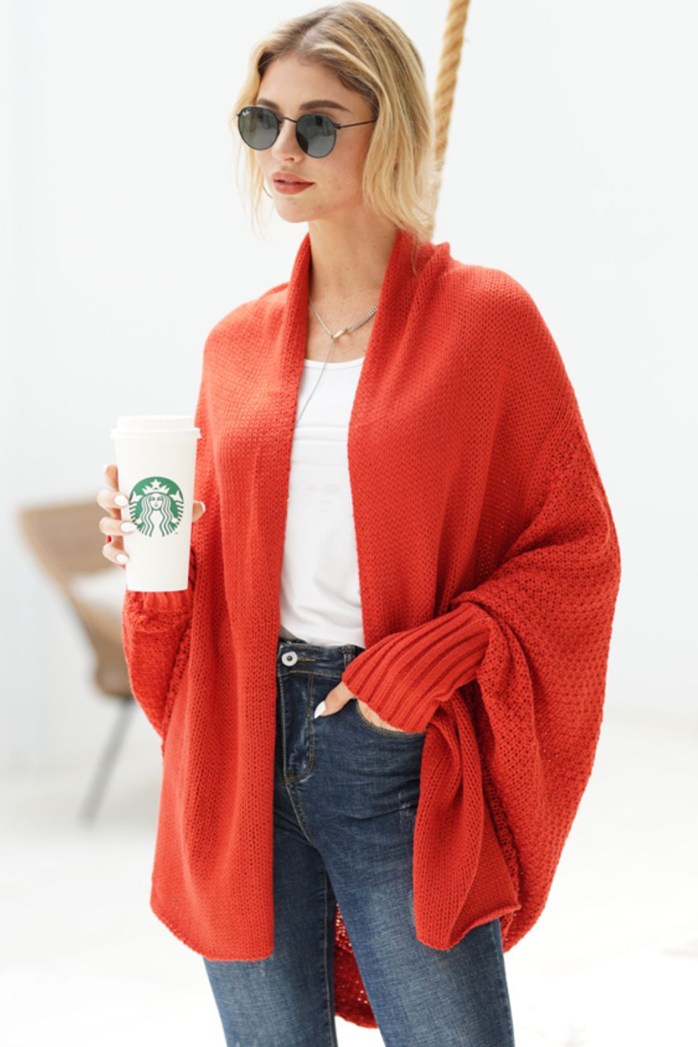 Lovely Lantern Longline Cardigan